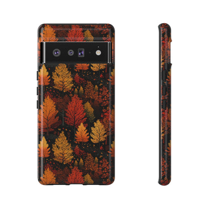 Bronzed Forest: A Chromatic Landscape - Tough Phone Case