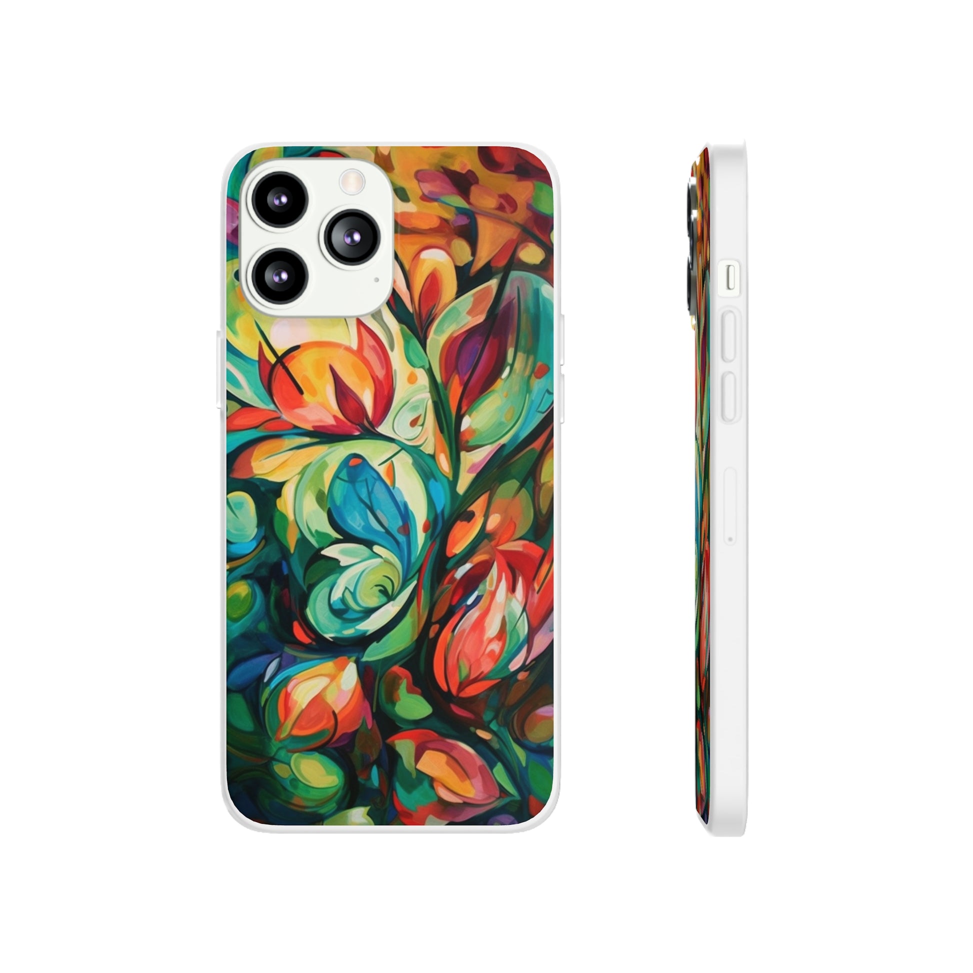 Spring Flourish Phone Case - Artistic Floral Elegance - Spring Collection - Flexi Cases Phone Case Pattern Symphony   