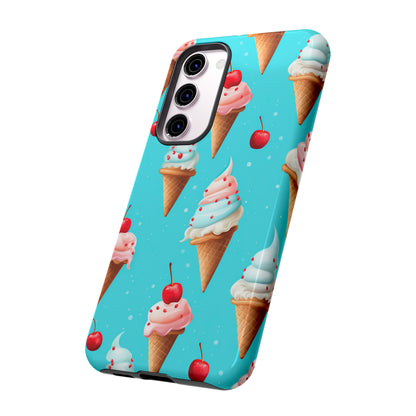 Sundae Funday - Ice Cream Cone Pattern Phone Case - iPhone & Samsung Compatible Phone Case Pattern Symphony   