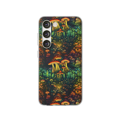 Neon Hallucinations: An Illumulated Autumn Spectacle - Flexible Phone Case