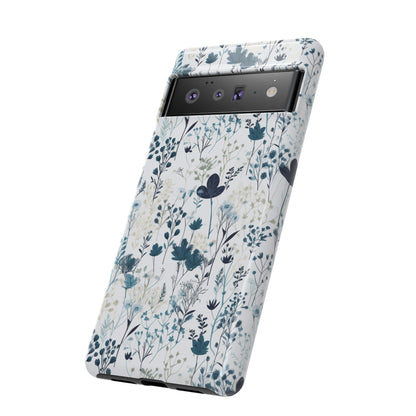 Serene Blue Wildflower - Phone Case