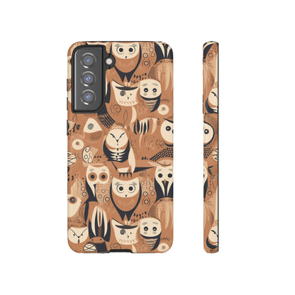 Abstract Owl - Phone Case