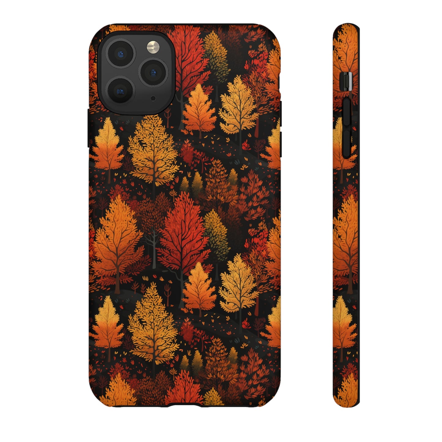 Bronzed Forest: A Chromatic Landscape - Tough Phone Case