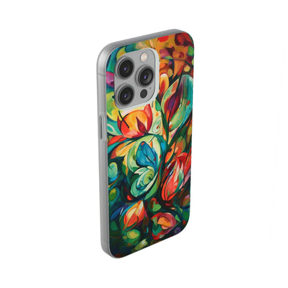 Spring Flourish Phone Case - Artistic Floral Elegance - Spring Collection - Flexi Cases Phone Case Pattern Symphony   