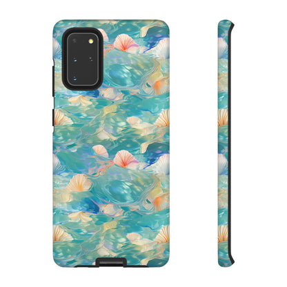 Watercolour Seashell Wonders - Protective Tough Phone Case