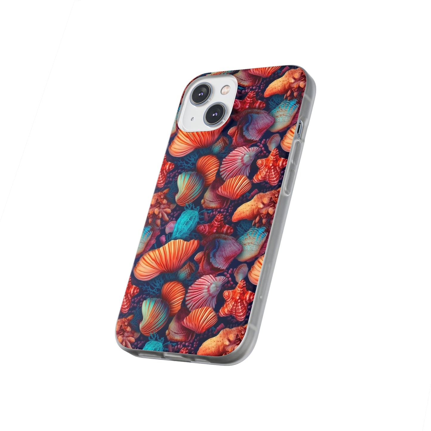 Vibrant Shallow Seascape - Flexible Phone Case Phone Case Pattern Symphony   