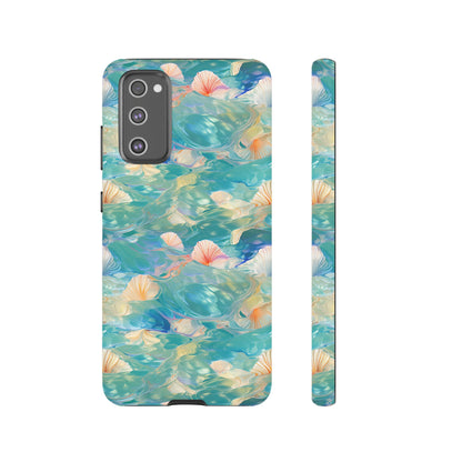 Watercolour Seashell Wonders - Protective Tough Phone Case