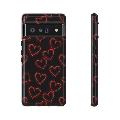 Neon Heartbeat - Phone Case