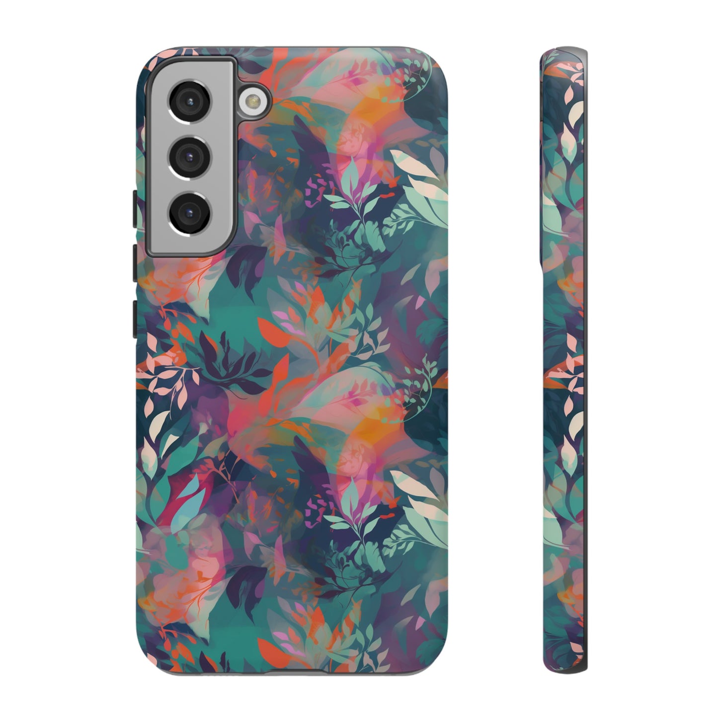 Botanical Bliss - Stylized Abstract Flower Design Tough Phone Case