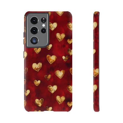 Midas Touch: Gilded Hearts - Phone Case