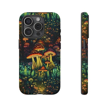 Neon Hallucinations: An Illuminated Autumn Spectacle - Tough Phone Case