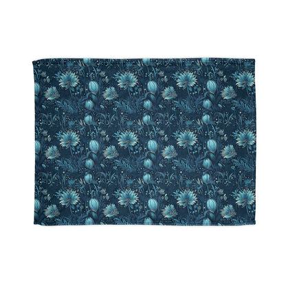 Metallic Blue Scilla - Shimmering Spring - Sofa Throws