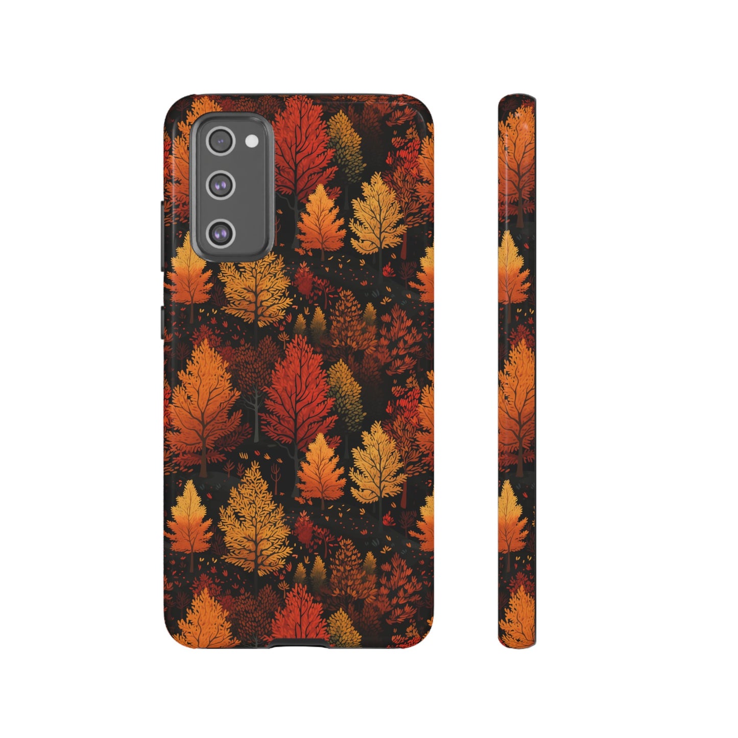 Bronzed Forest: A Chromatic Landscape - Tough Phone Case