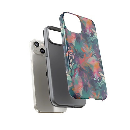 Botanical Bliss - Stylized Abstract Flower Design Tough Phone Case