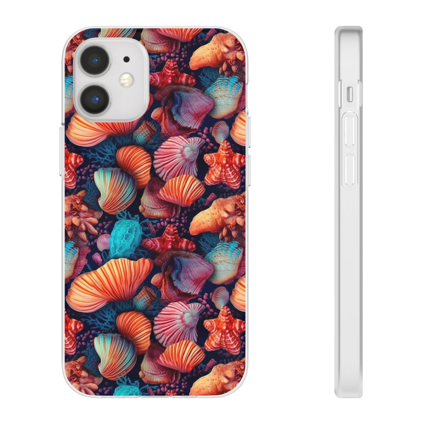 Vibrant Shallow Seascape - Flexible Phone Case Phone Case Pattern Symphony   