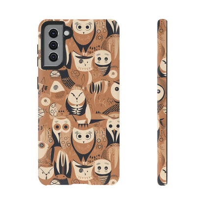 Abstract Owl - Phone Case