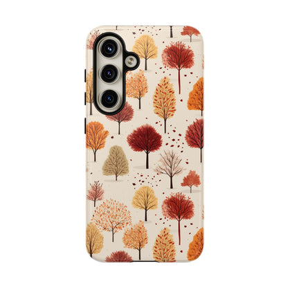 Gradient Grove: Autumn's Diverse Palette - Tough Phone Case