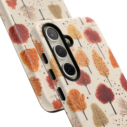 Gradient Grove: Autumn's Diverse Palette - Tough Phone Case