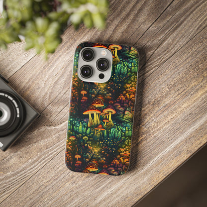 Neon Hallucinations: An Illumulated Autumn Spectacle - Flexible Phone Case