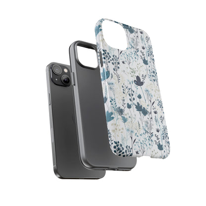 Serene Blue Wildflower - Phone Case