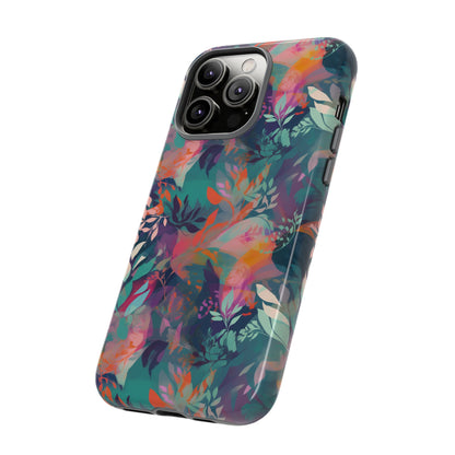 Botanical Bliss - Stylized Abstract Flower Design Tough Phone Case