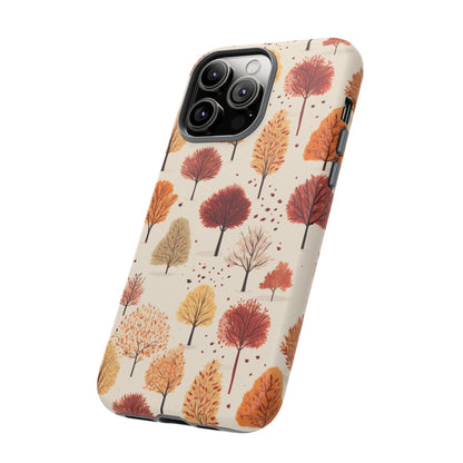 Gradient Grove: Autumn's Diverse Palette - Tough Phone Case