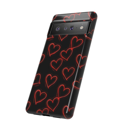 Neon Heartbeat - Phone Case