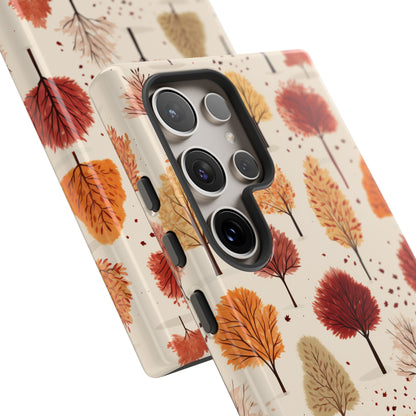 Gradient Grove: Autumn's Diverse Palette - Tough Phone Case