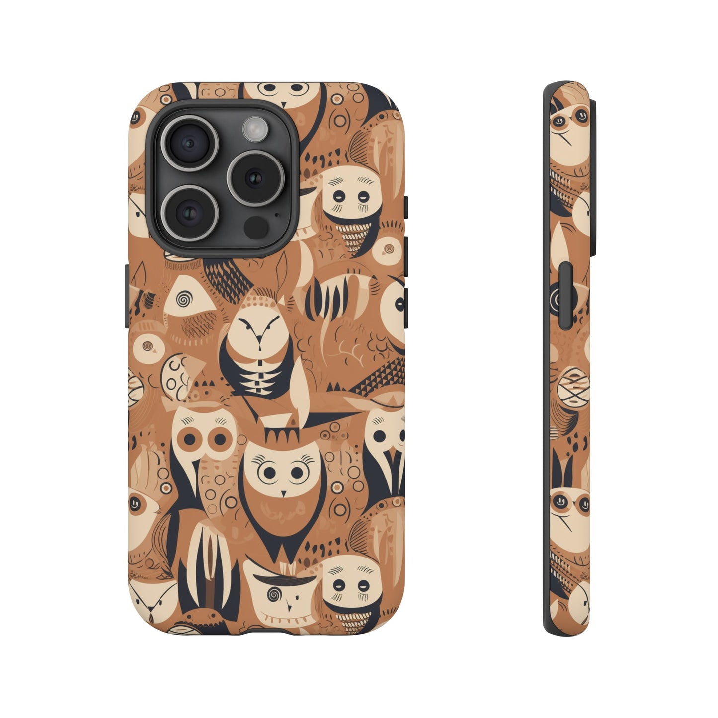 Abstract Owl - Phone Case