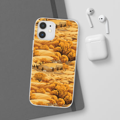 Rural Rhapsody: Early Autumn Farm Tales - Flexible Phone Case