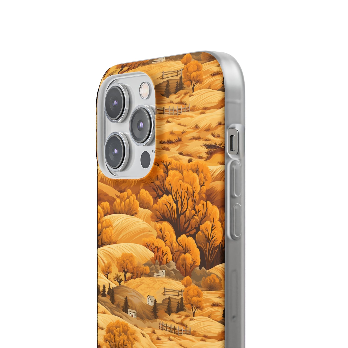 Rural Rhapsody: Early Autumn Farm Tales - Flexible Phone Case