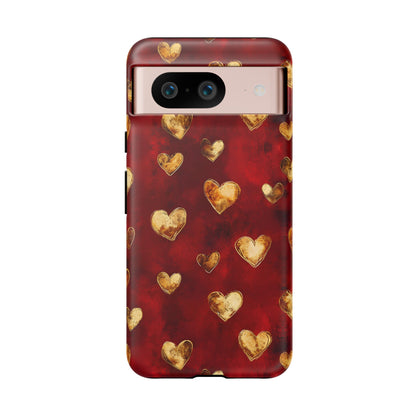 Midas Touch: Gilded Hearts - Phone Case