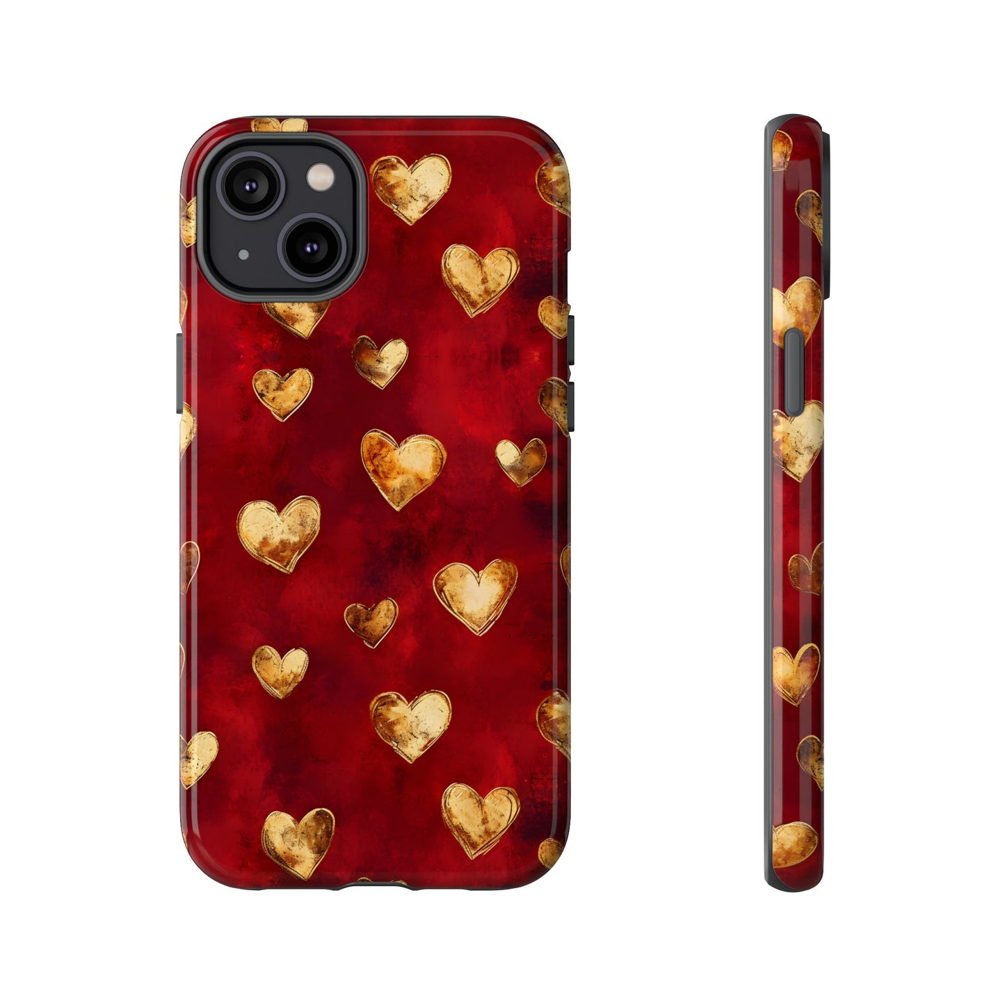 Midas Touch: Gilded Hearts - Phone Case