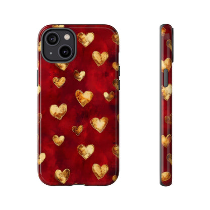 Midas Touch: Gilded Hearts - Phone Case