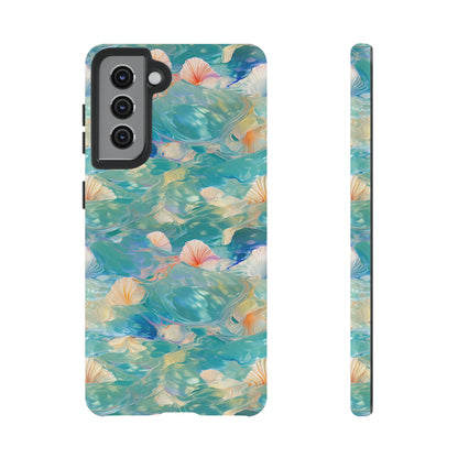 Watercolour Seashell Wonders - Protective Tough Phone Case