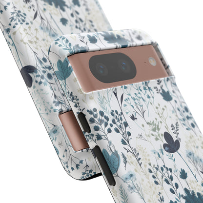 Serene Blue Wildflower - Phone Case