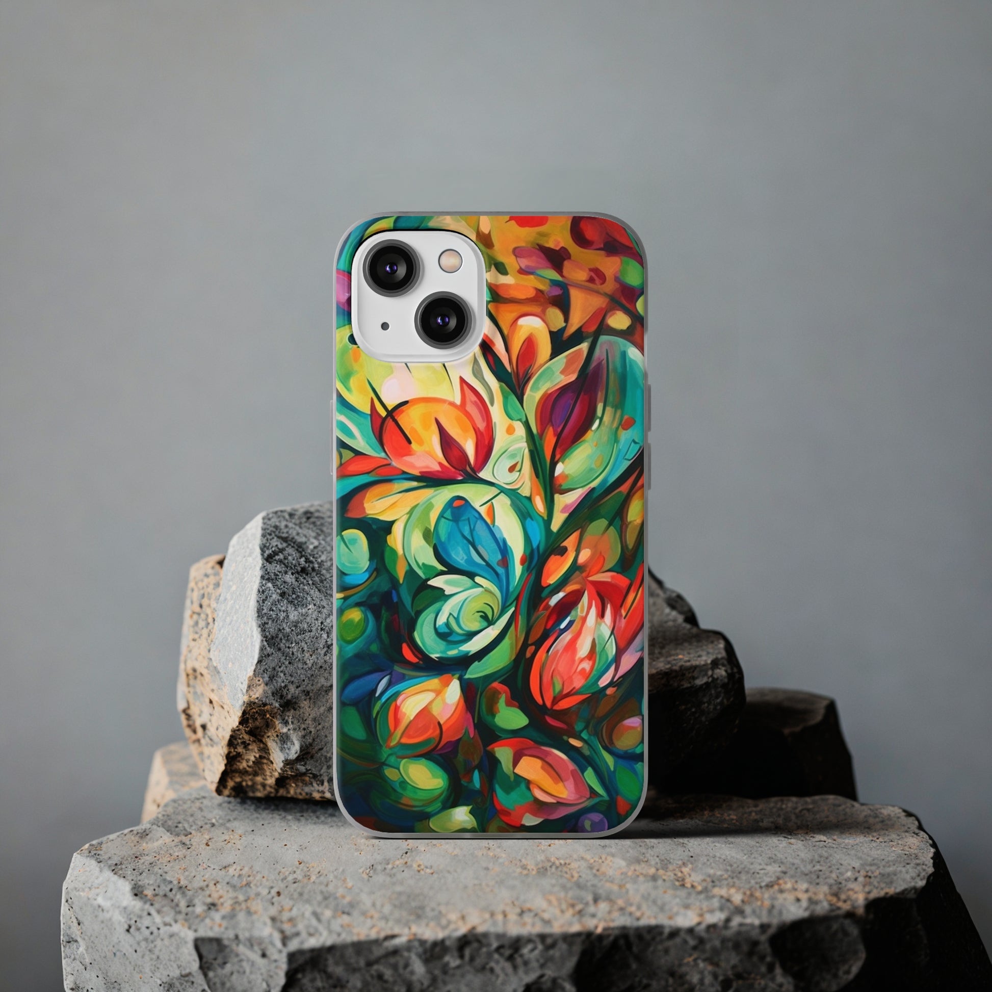 Spring Flourish Phone Case - Artistic Floral Elegance - Spring Collection - Flexi Cases Phone Case Pattern Symphony   