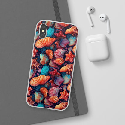 Vibrant Shallow Seascape - Flexible Phone Case Phone Case Pattern Symphony iPhone XS with gift packaging  