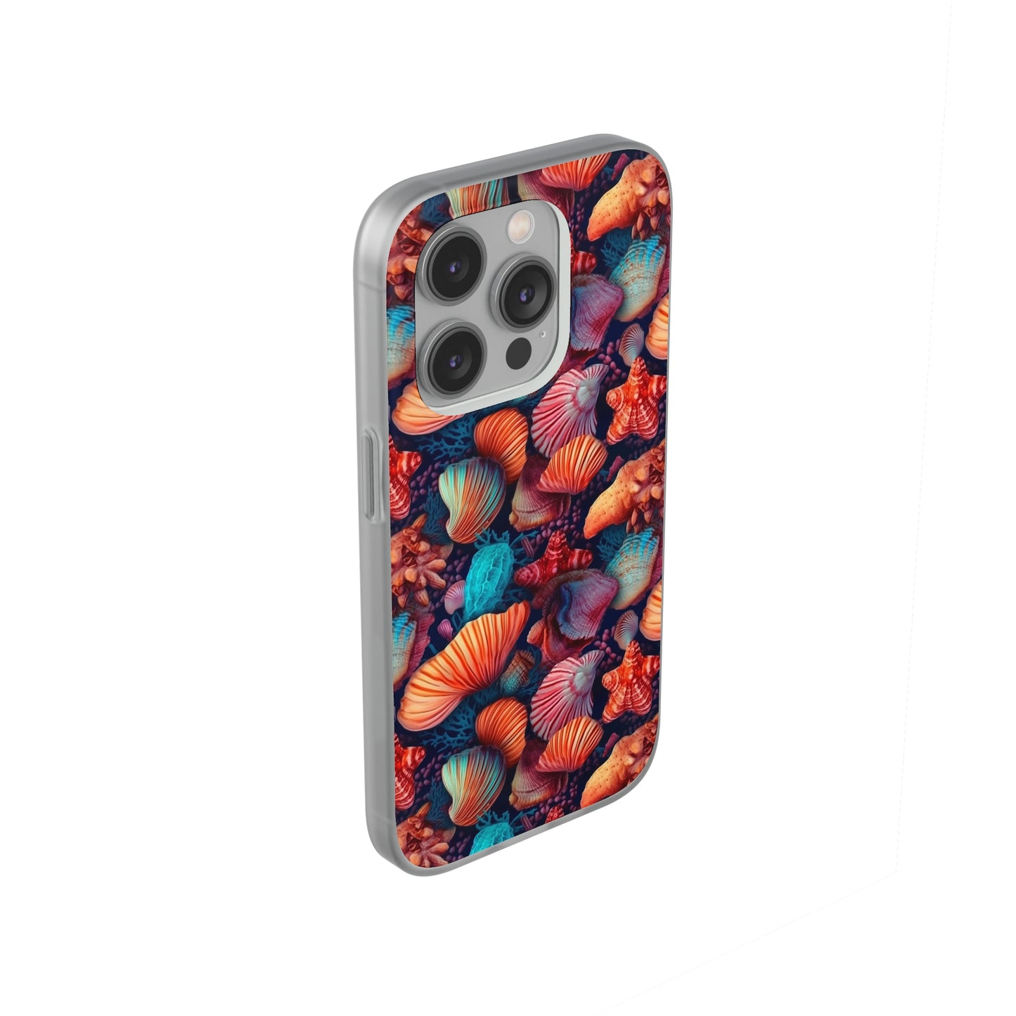 Vibrant Shallow Seascape - Flexible Phone Case Phone Case Pattern Symphony   