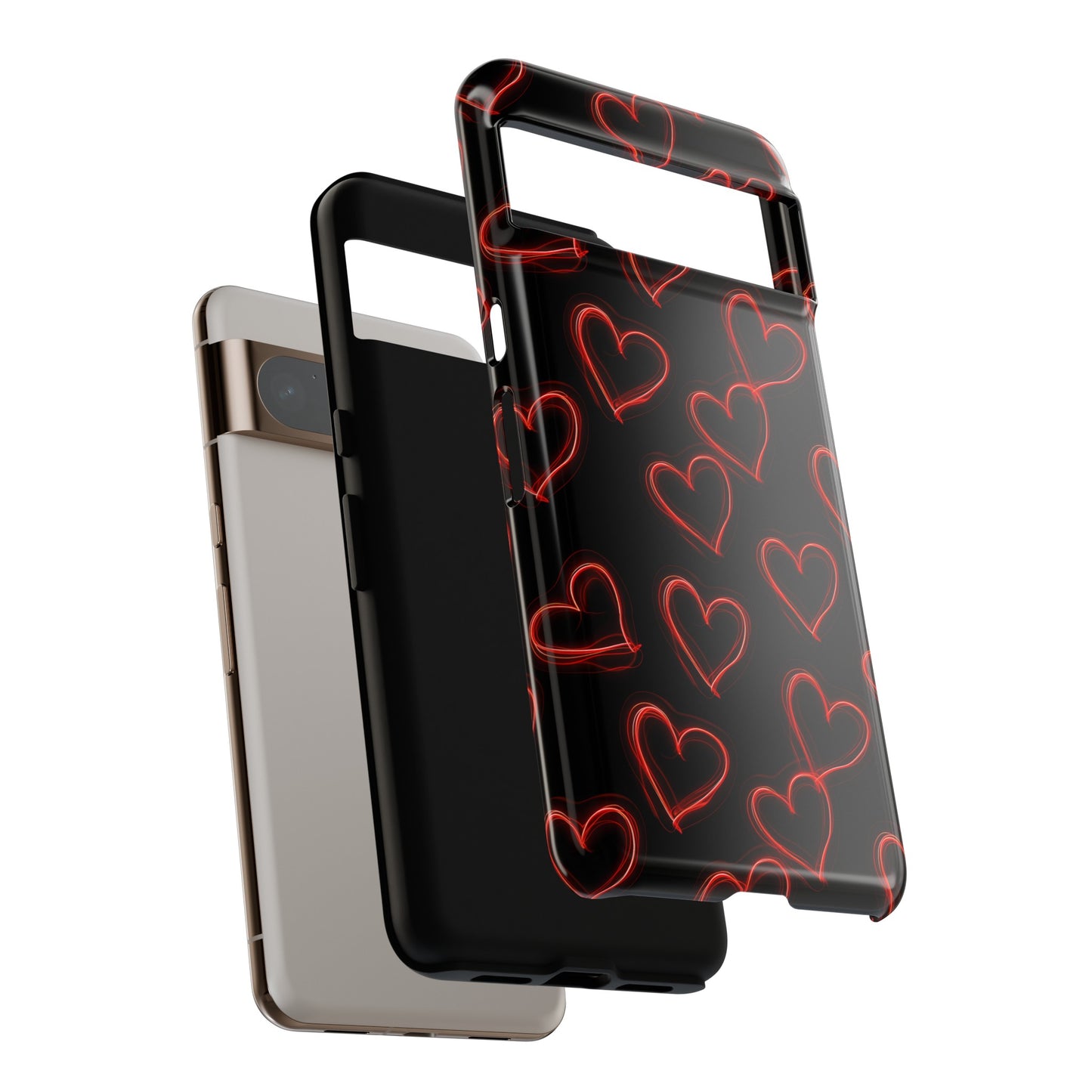 Neon Heartbeat - Phone Case