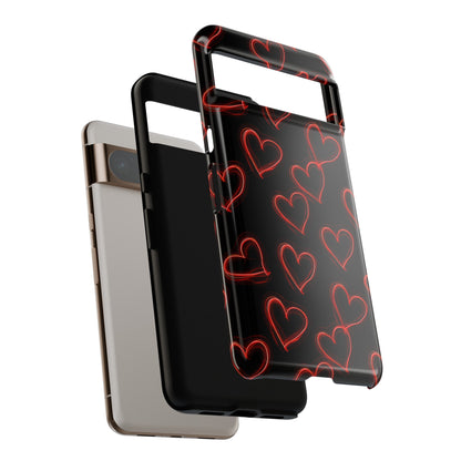 Neon Heartbeat - Phone Case