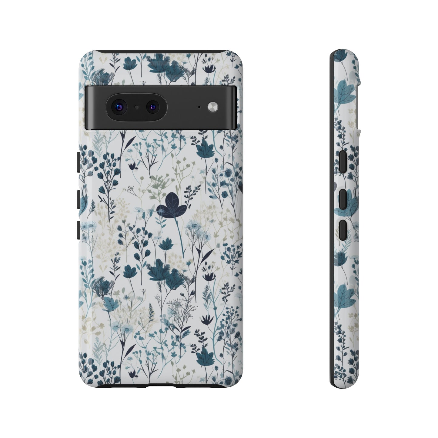 Serene Blue Wildflower - Phone Case