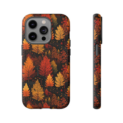 Bronzed Forest: A Chromatic Landscape - Tough Phone Case