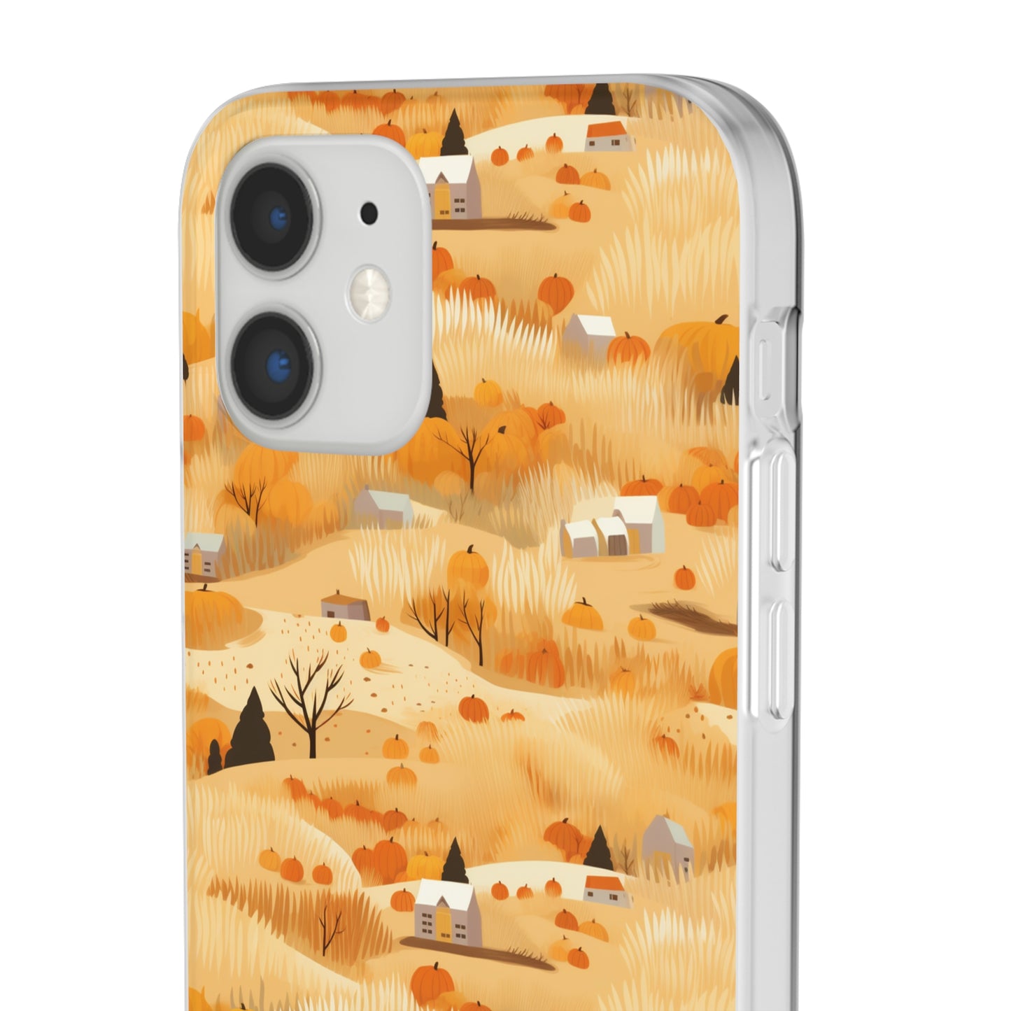 Harvest Homestead: Whimsical Autumn Villages - Flexible Phone Case