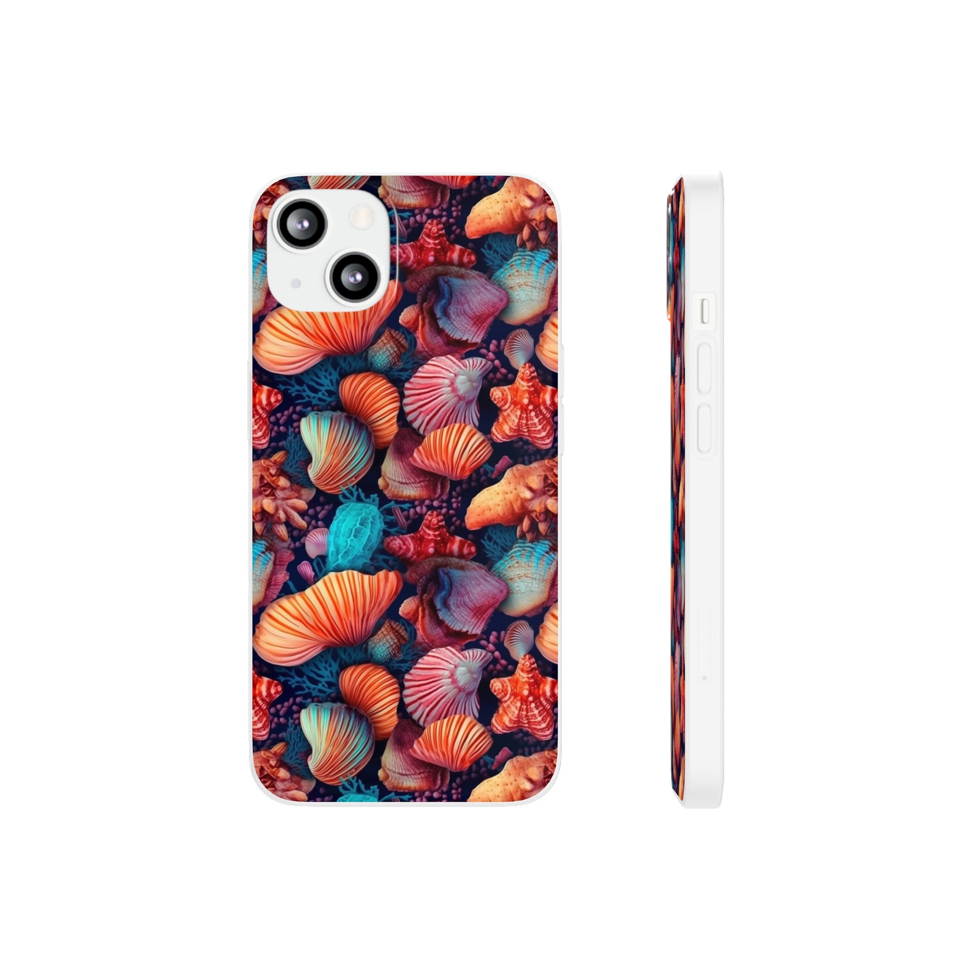 Vibrant Shallow Seascape - Flexible Phone Case Phone Case Pattern Symphony   