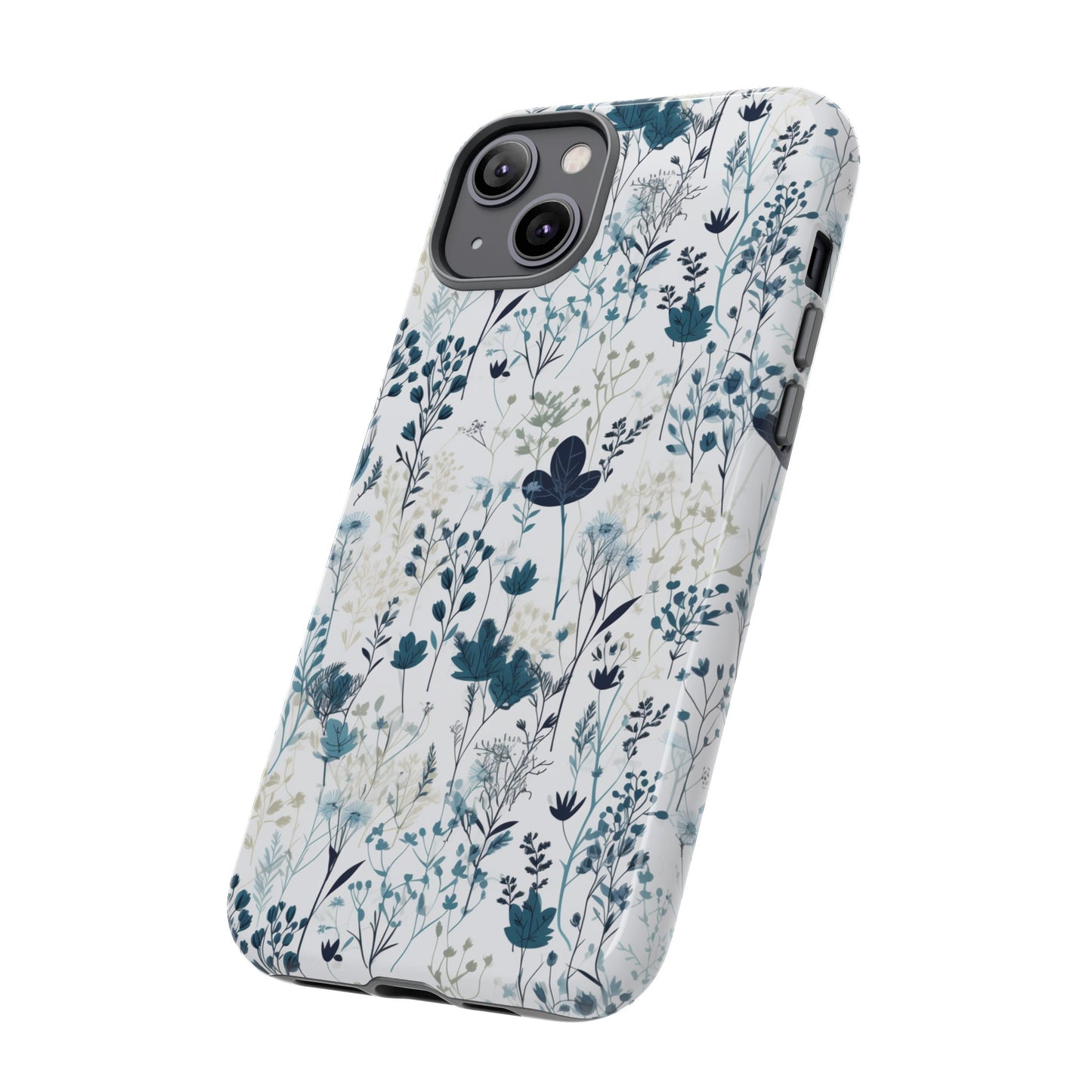 Serene Blue Wildflower - Phone Case