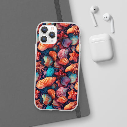 Vibrant Shallow Seascape - Flexible Phone Case Phone Case Pattern Symphony iPhone 11 Pro with gift packaging  