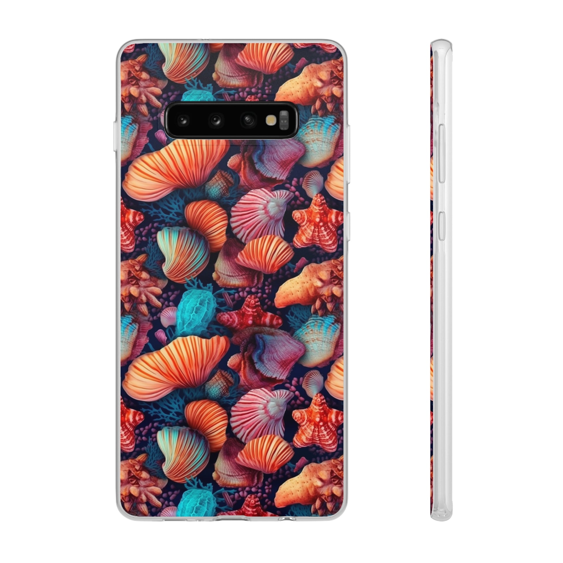 Vibrant Shallow Seascape - Flexible Phone Case Phone Case Pattern Symphony   