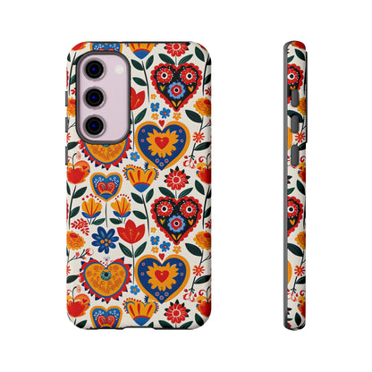 Whimsical Hearts - Phone Case