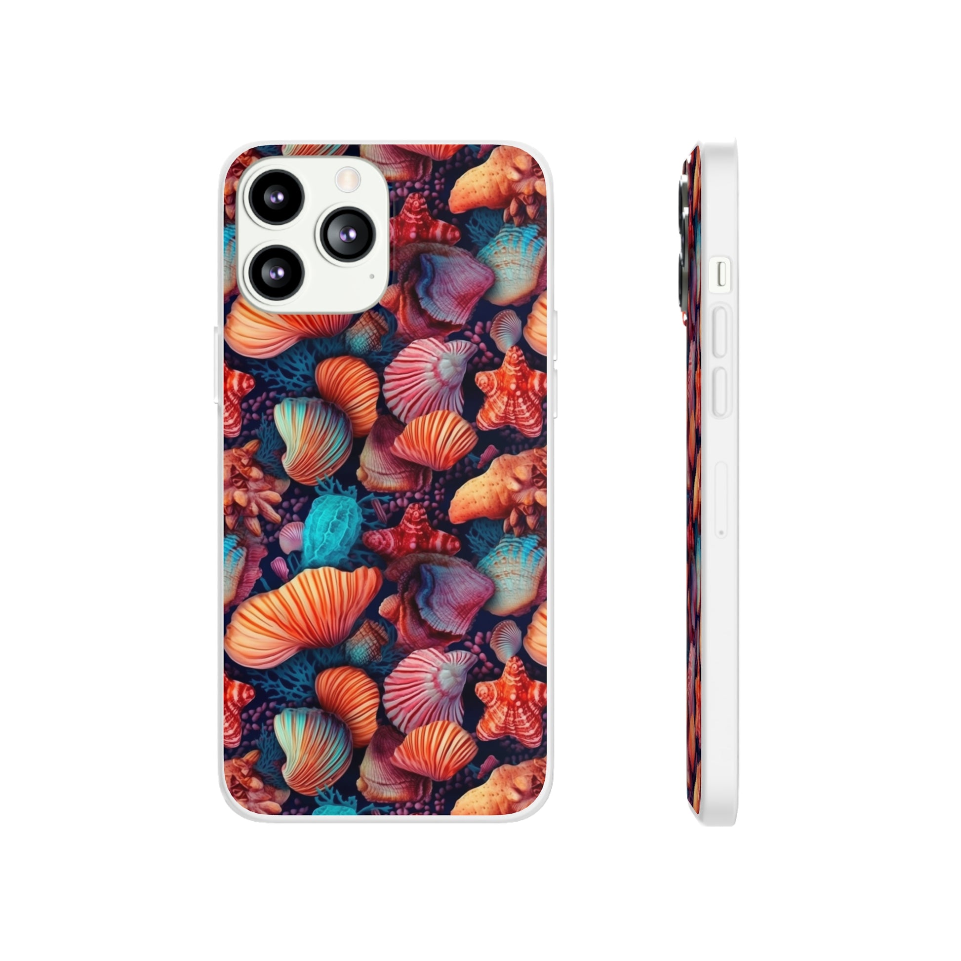 Vibrant Shallow Seascape - Flexible Phone Case Phone Case Pattern Symphony   